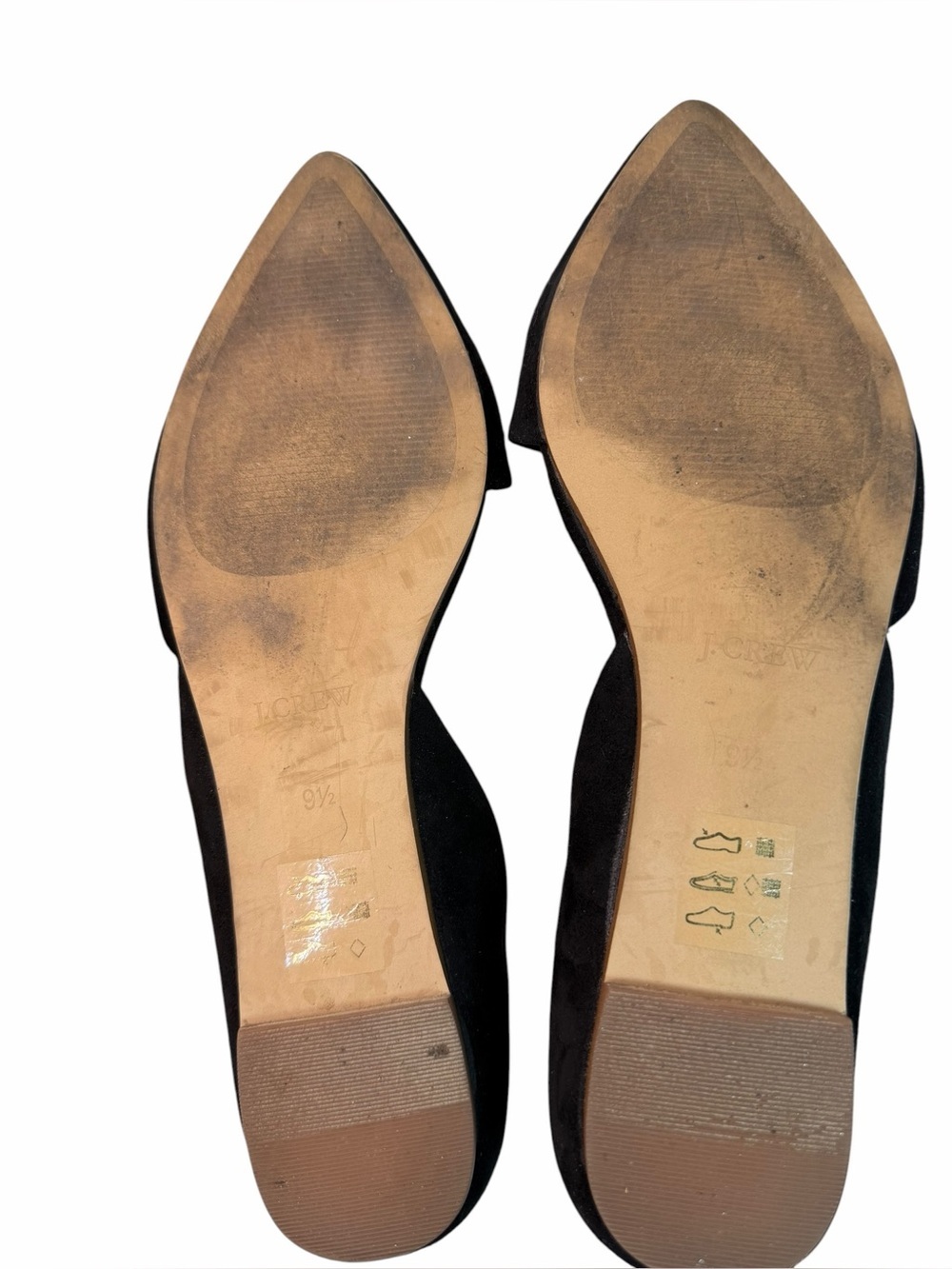 J Crew Zoe Suede D’Orsay Flats - Picture 6 of 8